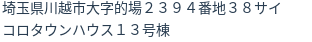 住所(登記所在地)