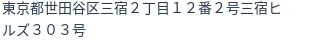 住所(登記所在地)