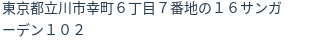 住所（登記所在地）