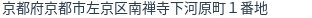 住所（登記所在地）