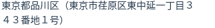 住所(登記所在地)