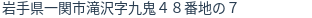 住所(登記所在地)