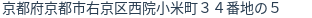 住所（登記所在地）
