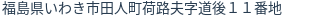住所(登記所在地)