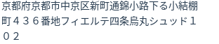 住所(登記所在地)