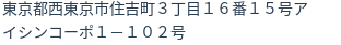 住所（登記所在地）