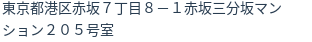 住所(登記所在地)