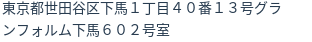 住所（登記所在地）