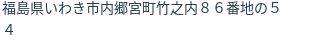 住所(登記所在地)