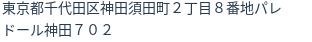 住所（登記所在地）