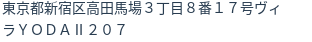 住所(登記所在地)