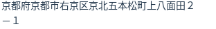住所（登記所在地）