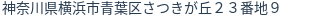 住所（登記所在地）