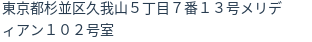 住所(登記所在地)