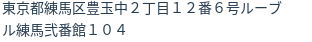 住所(登記所在地)