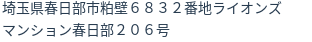 住所(登記所在地)