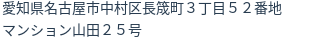 住所(登記所在地)