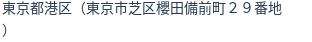 住所(登記所在地)