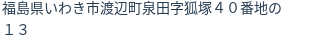 住所(登記所在地)
