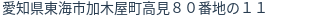 住所（登記所在地）