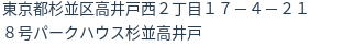 住所(登記所在地)