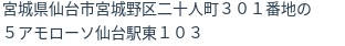 住所（登記所在地）