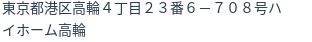 住所(登記所在地)