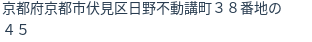 住所(登記所在地)