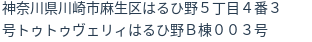 住所（登記所在地）