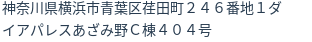 住所(登記所在地)