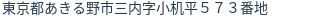住所(登記所在地)