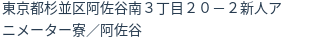 住所(登記所在地)