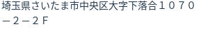 住所(登記所在地)