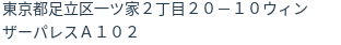 住所(登記所在地)