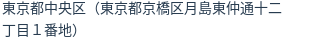 住所(登記所在地)