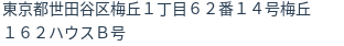 住所（登記所在地）
