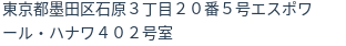 住所（登記所在地）