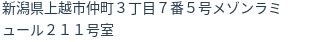 住所(登記所在地)
