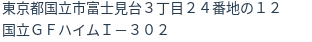 住所(登記所在地)