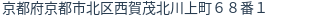 住所(登記所在地)
