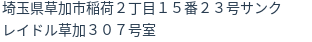 住所(登記所在地)