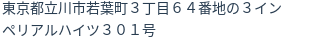 住所(登記所在地)