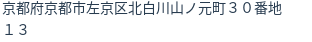 住所(登記所在地)