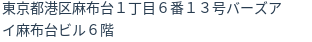 住所(登記所在地)