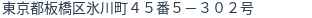 住所（登記所在地）