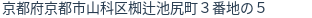 住所(登記所在地)