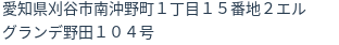 住所(登記所在地)