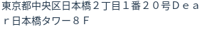 住所(登記所在地)