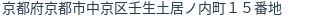 住所(登記所在地)