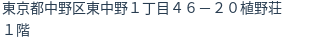 住所(登記所在地)